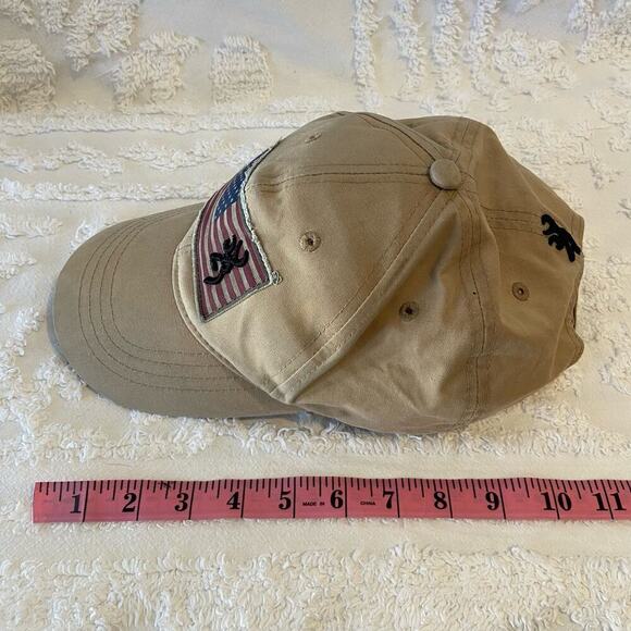 BROWNING Distressed Ball Cap Hat Men's Sz OS Trucker Casual Streetwear Sporty - Picture 7 of 8
